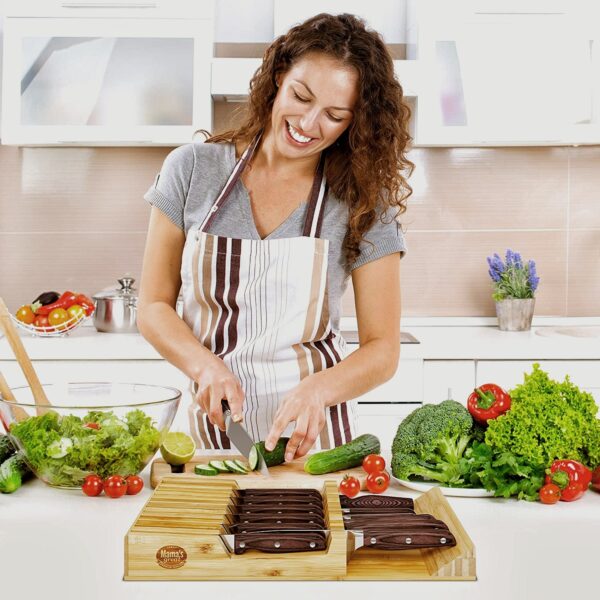 A good knife set is sharp and makes you happy when cooking