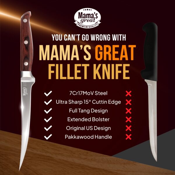 why Mama's Great Fillet knives